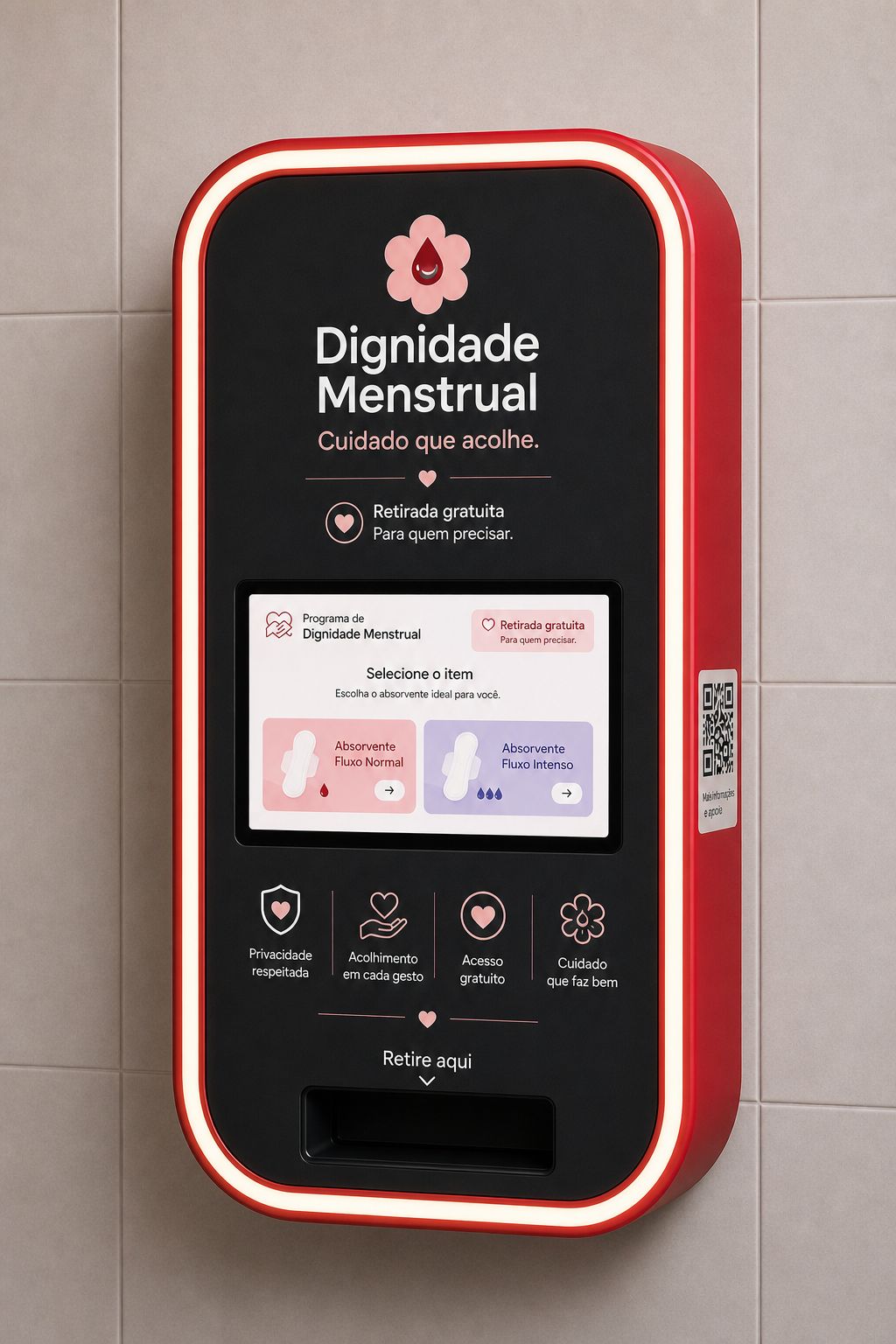 Ação de Acolhimento Menstrual